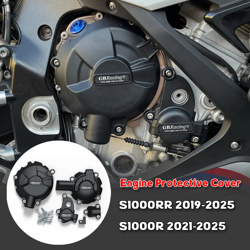 

FOR BMW S1000RR 2019-2025 / S1000R 2021-2025 Motorcycle Engine Cover Sets Bonnet Protector Engine Cover