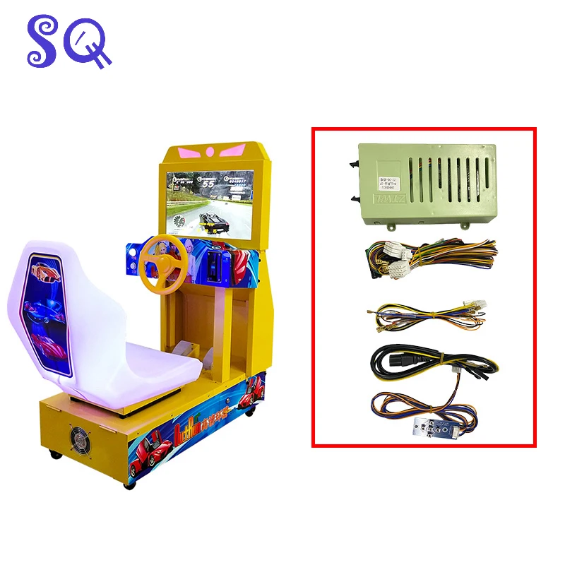 Arcade game console DIY kit Racing Car kit Includes Motherboard Cables And Setup Card Suitable For Positioner Steering Wheels