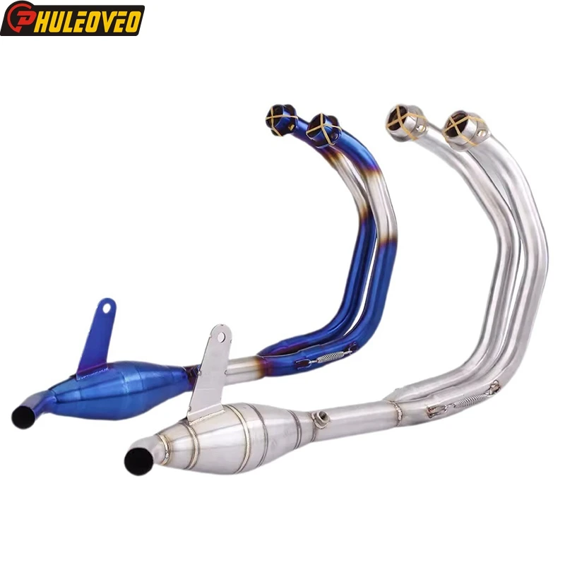 For Yamaha YZF-R25 R3 MT-25 MT-03 MT25 MT03 2014-2024 Motorcycle Exhaust System Header Manifold Connect Original Exhaust Muffler