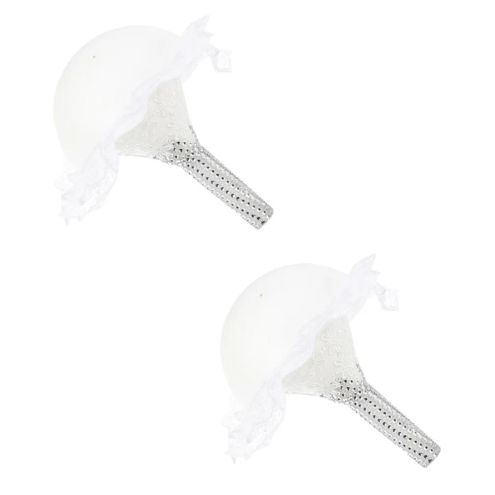 

2Pcs Bride Flower Bouquet Holder Floral Handle Wedding Bridal Bouquet Holder Foam Insert DIY Wedding Floral Supplies