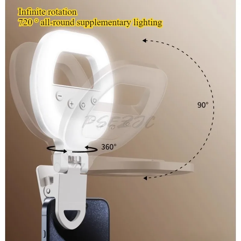 Mobile Phone Portable Fill Light Mobile Selfie Clip Light Charging Ring Beauty Selfie Pocket Fill Light