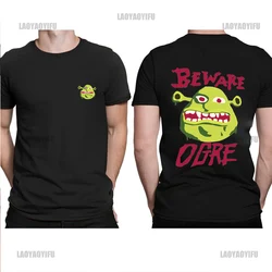 Animated Film Shrek Graphic Men's Women's Gothic Fashion Vintage Casual Streetwear T-Shirt Cotton Short Sleeve Clothing