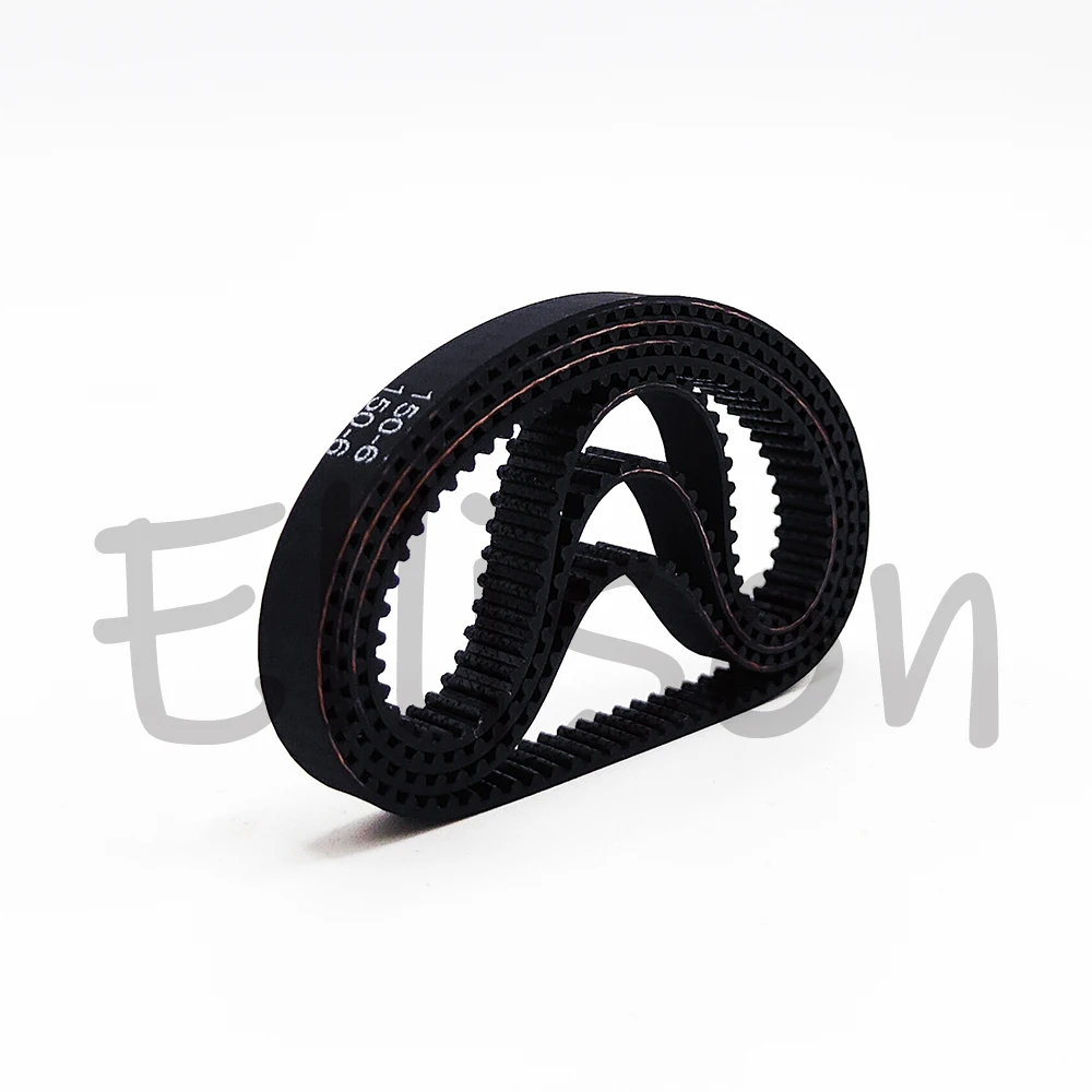 2GT/2M timing drive rubber belt with a bandwidth of 6mm, circumference of 96 100 110 120 130 140 150 160 170 180 190mm