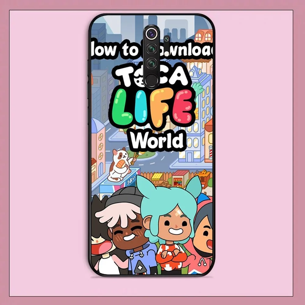 Toca Boca Toca Life World Phone Case For Redmi Note 4 X 5 A 6 7 8 T 9 9S 10 11 11S 11Epro Poco M3 pro