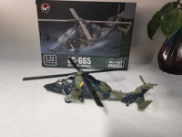 Plastic 1/72 Modern Die-Cast Fighter Toy ABS Model EC-665 Assembled Educational Display Collection Plane Kits To Build Gift
