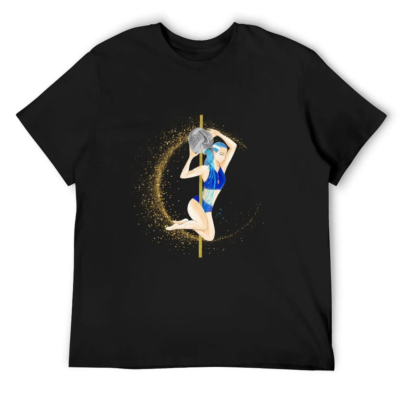 POLE DANCE “AQUARIUS/AQUARIUS” T-Shirt blacks heavyweights mens graphic t-shirts hip hop