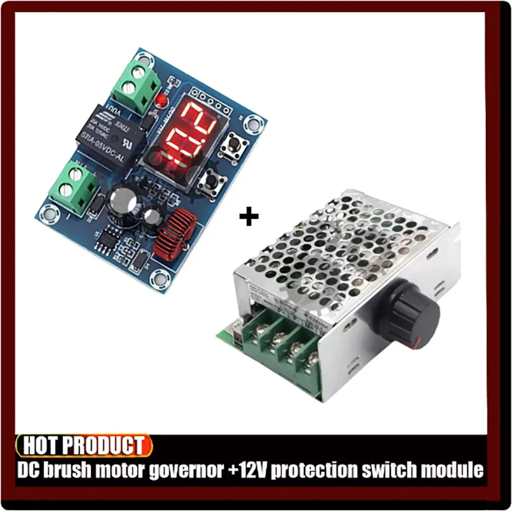 

New Dc Motor Speed Controller Riorand 7-70v Pwm Dc Motor Speed Controller Switch 30a +12v Protection Switch Module