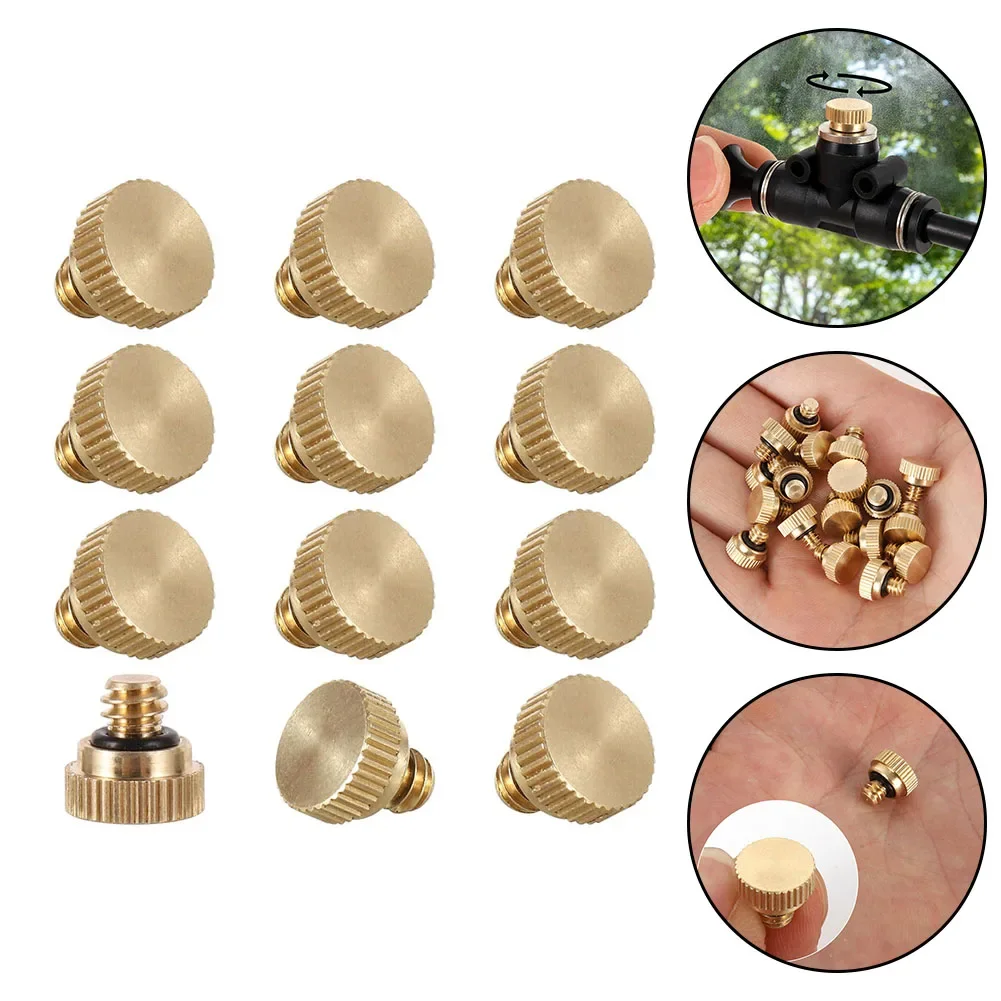 12pcs Threaded Spray Nozzle Plug For Flower Beds Backyard Outdoor Spraying Home Garden Power Tool Replacement Parts