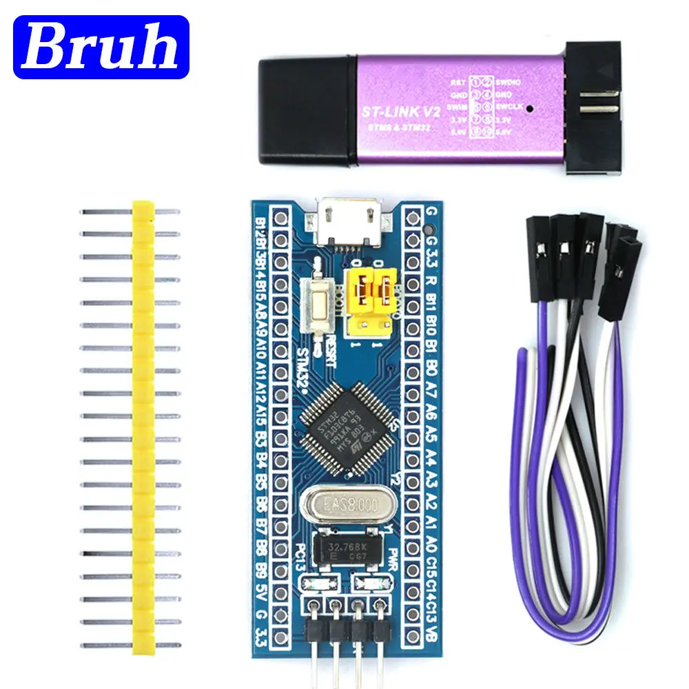 ST-LINK V2 Simulator Download Programmer Original STM32F103C8T6 ARM STM32 Minimum System Development Board For Arduino Mini STM8