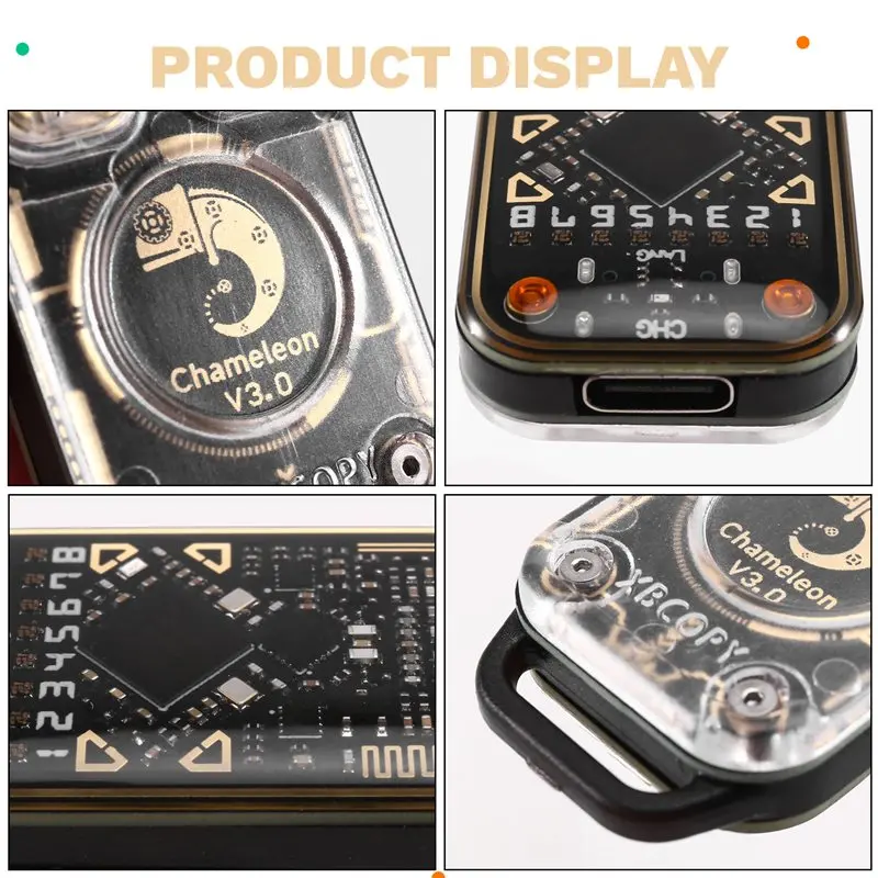 

M09K Chameleon V3.0 RFID Smart Chip Emulator Reader 125Khz 13.56Mhz ID IC Smart Card Tag Copyer Copier Read/Write