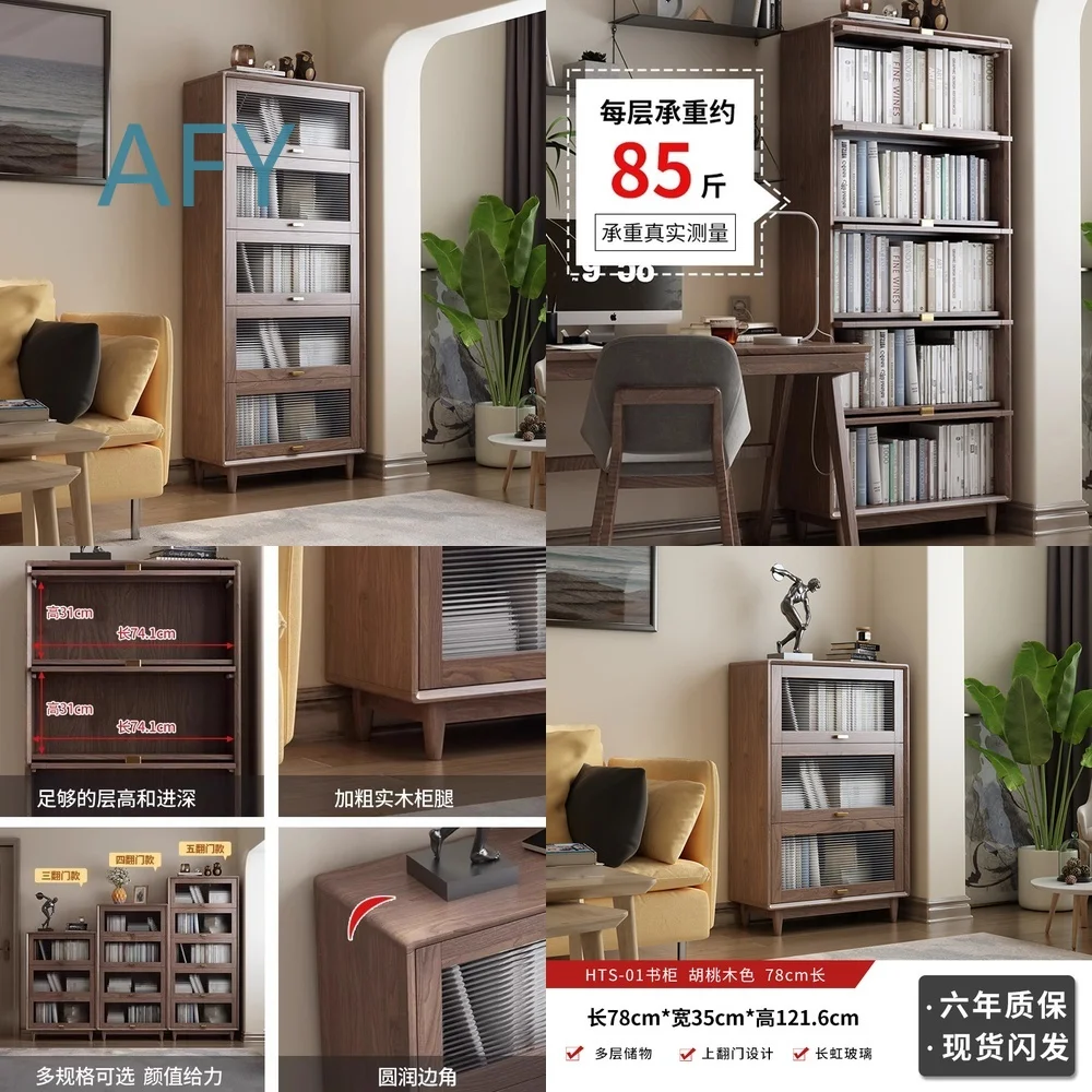 Large Capacity Floor to Ceiling Storage Cabinet with Multi Layer Glass Doors for Living Room Bedroom Home Organization Dust