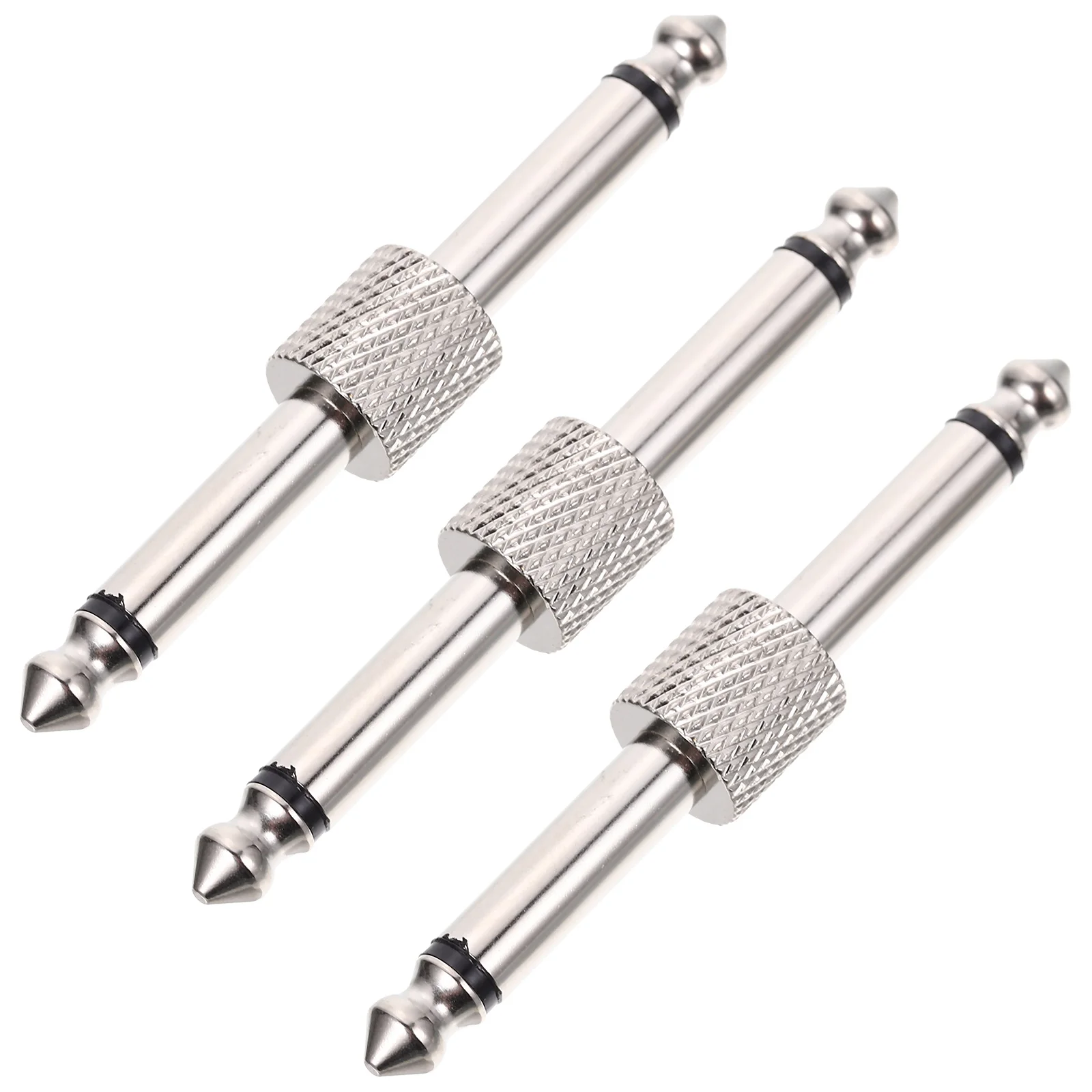 3 stuks gitaarpedaal audioconnectoren premium vernikkeld messing stabiel signaal geluidsarme effectkoppelingen voor elektrische gitaar