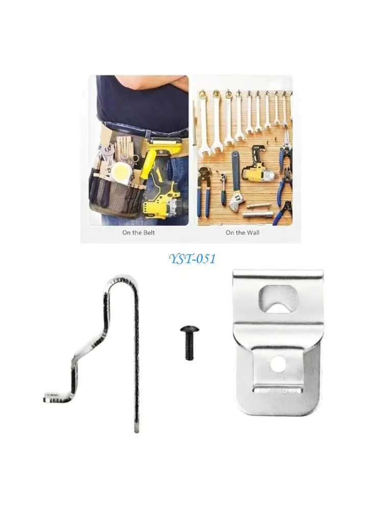 E15A 10Pieces Sturdy Tool Belt Mounts for 20V Largest Cordless Drill Attachments