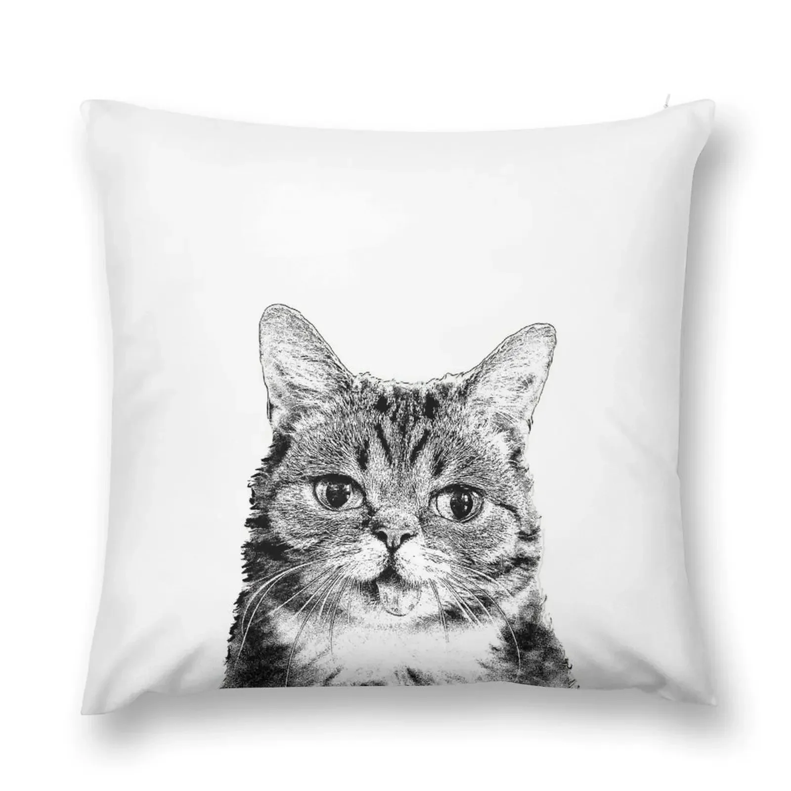 

lil bub Throw Pillow Custom Cushion Photo Pillowcases pillow