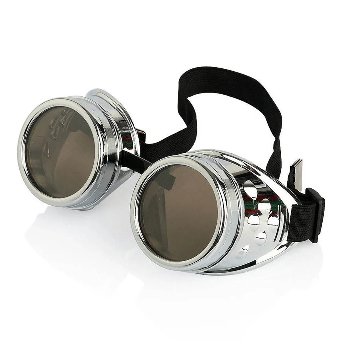 

Vintage Steampunk Gothic Welding Goggles Glasses (Silver) Steampunk goggles Gothic goggles Vintage glasses