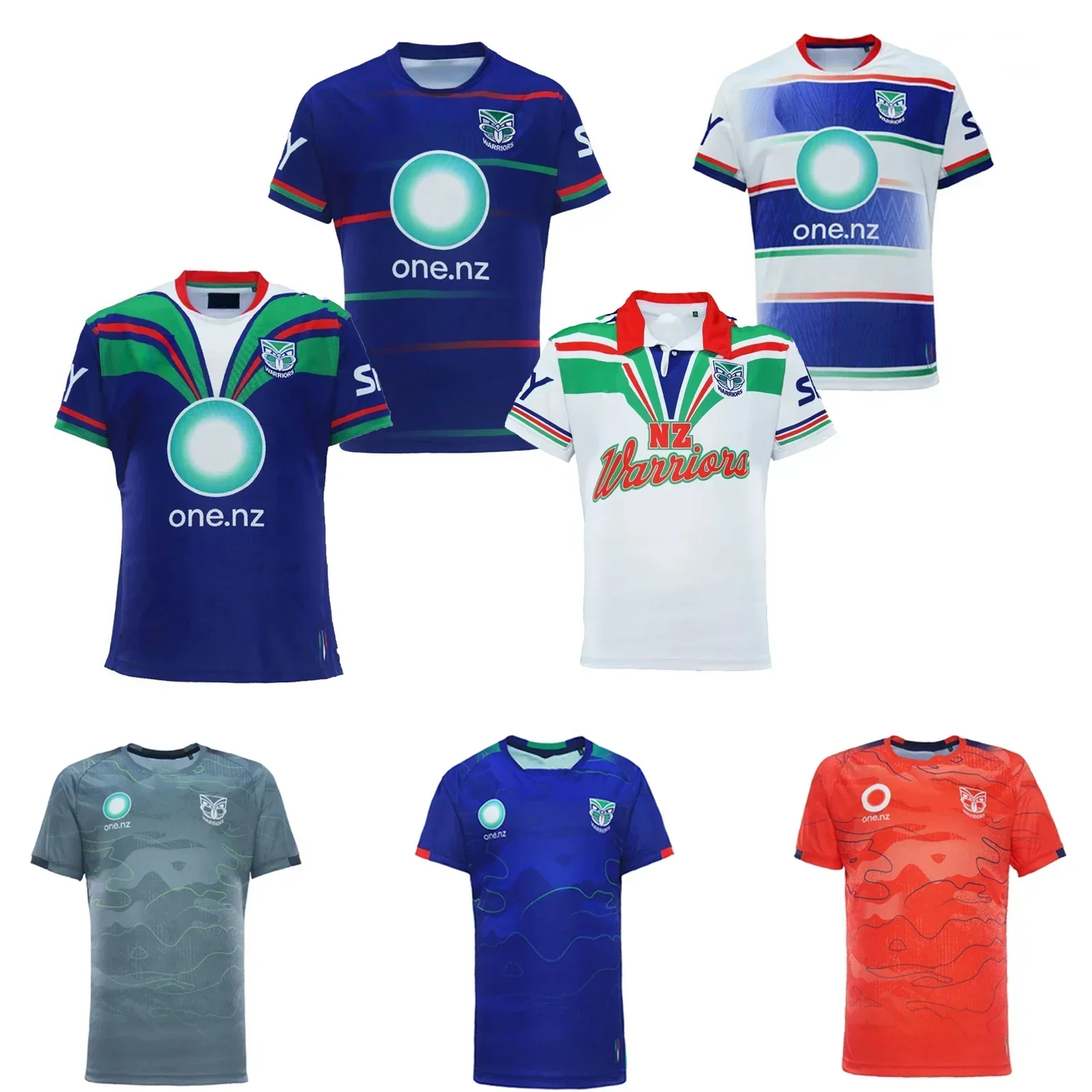 

2024 Warriors Mens Home/Away/Heritage Jersey RUGBY JERSEY Sport Shorts Hats Customize