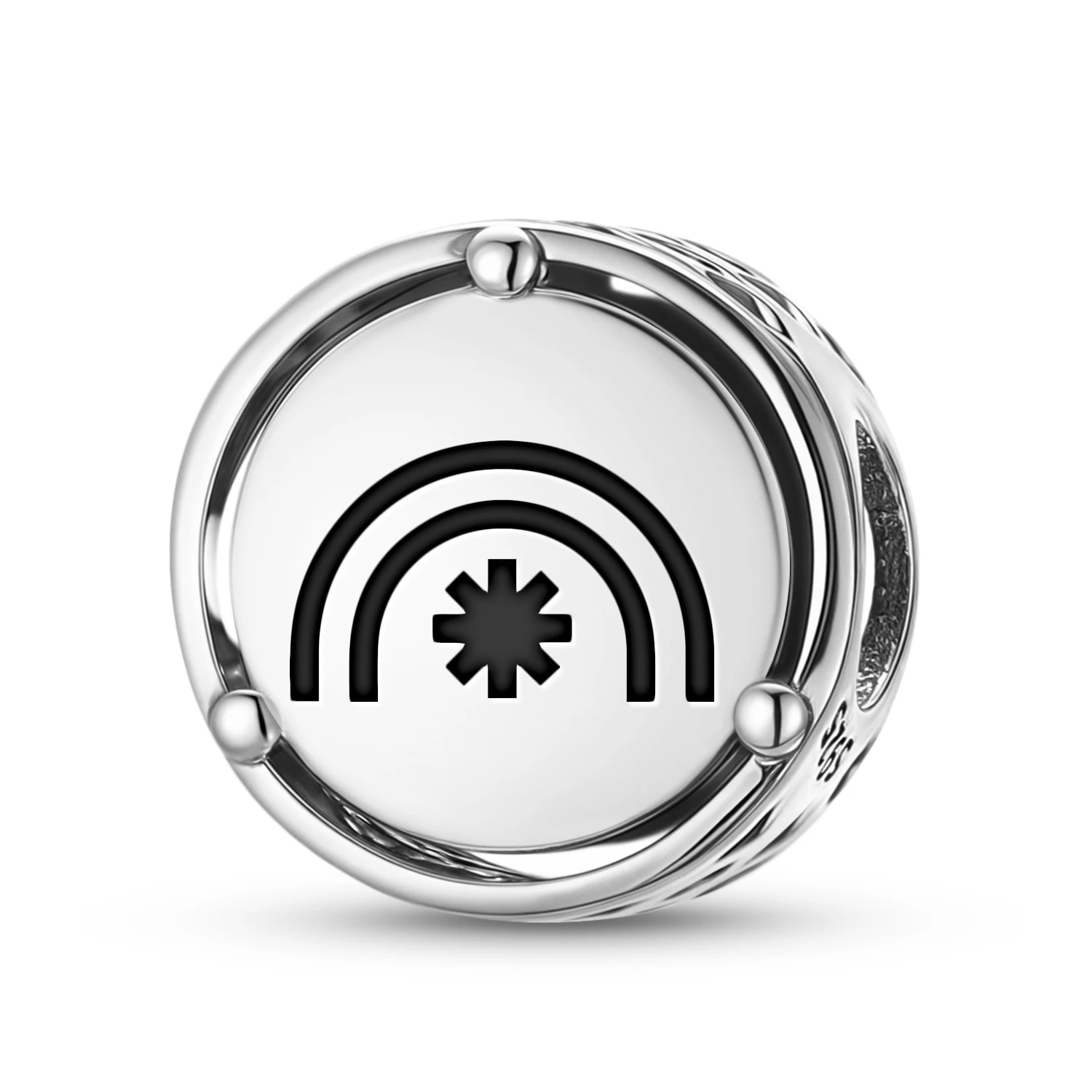 

Греческая мифология, ирис, арк, стерлинговое серебро 925 пробы, символ, подходит для оригинального браслета, ювелирные изделия своими руками, аксессуары, семейные бусины