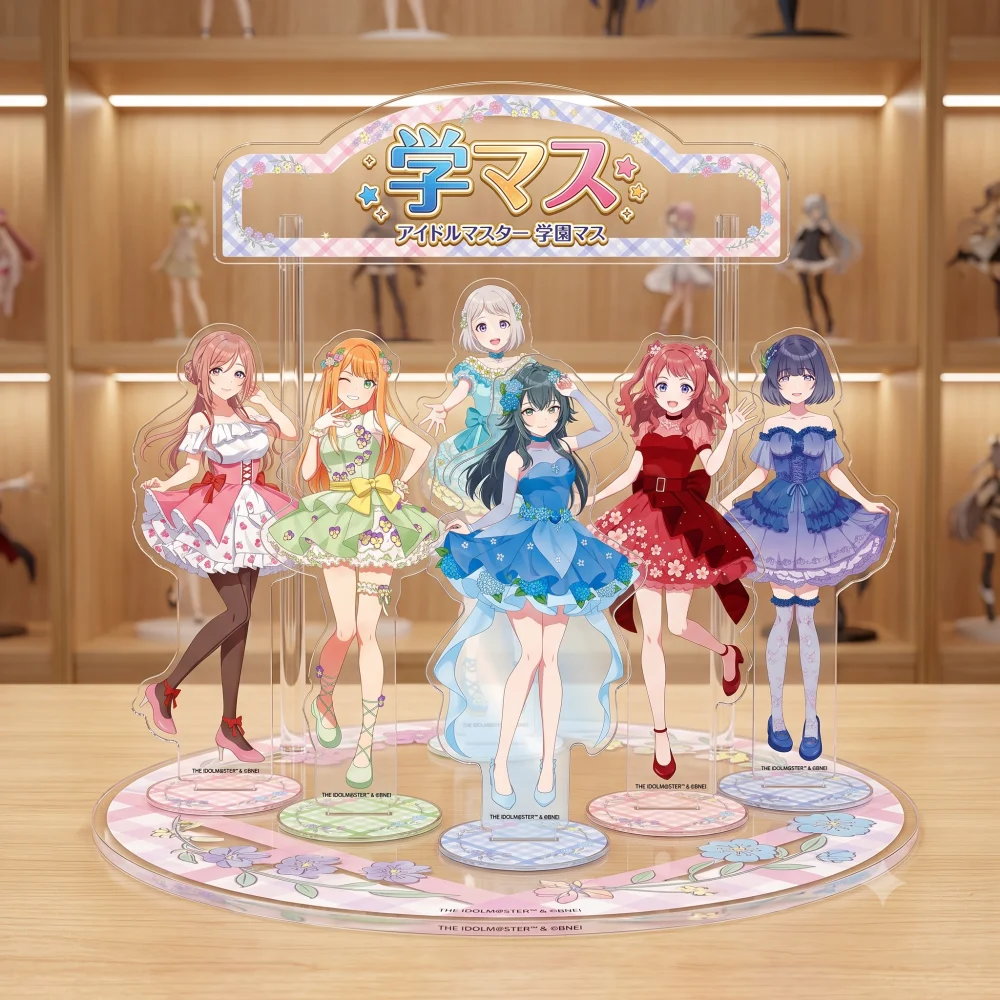 Акриловая подставка с фигуркой Лилии Кацураги из аниме Gakuen Idolmaster, настольная табличка для парка развлечений, декор для итабэга, подарок для фанатов, брелок