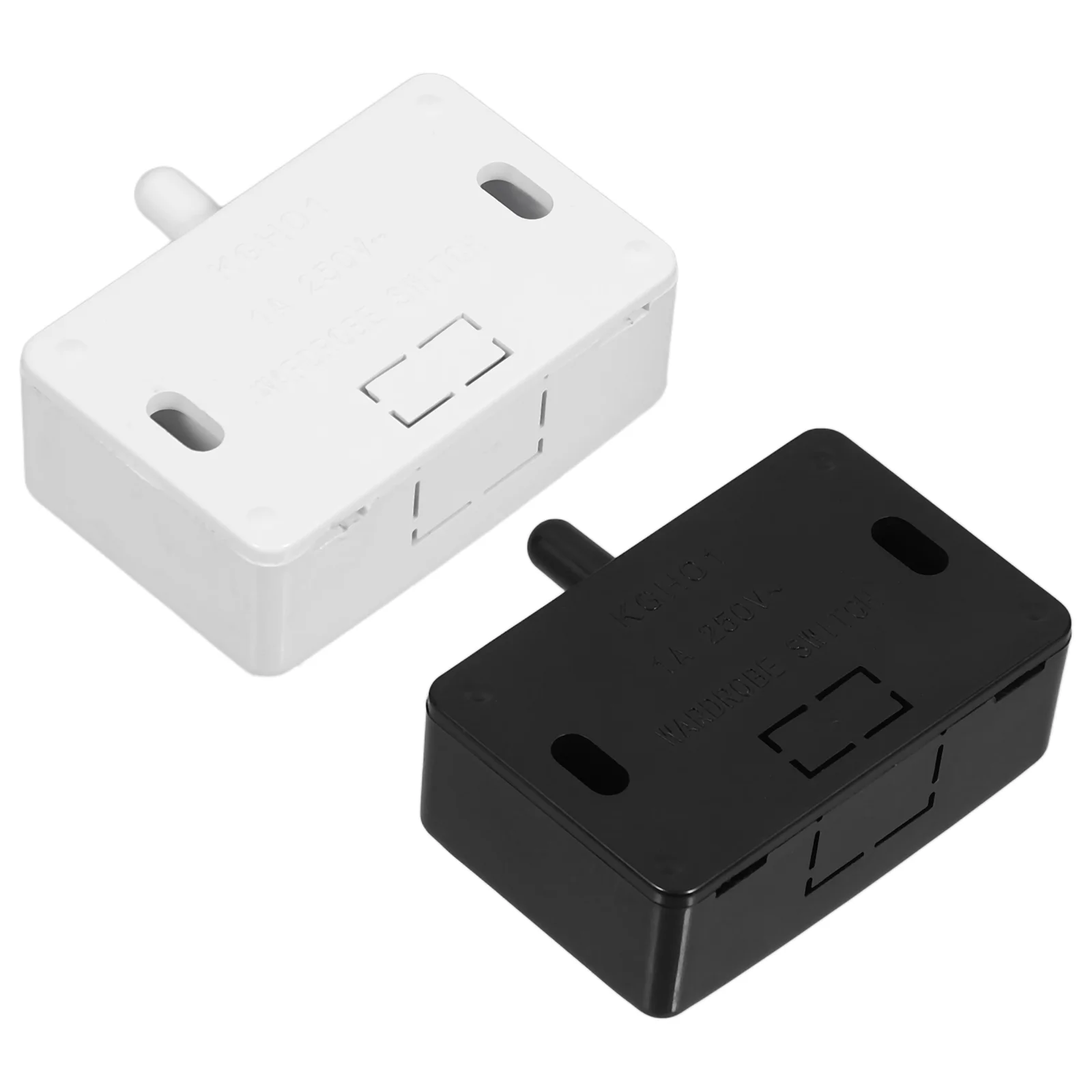 

2 PCS Cabinet Door Control Switch Plastic Electrical Light Wardrobe Touch