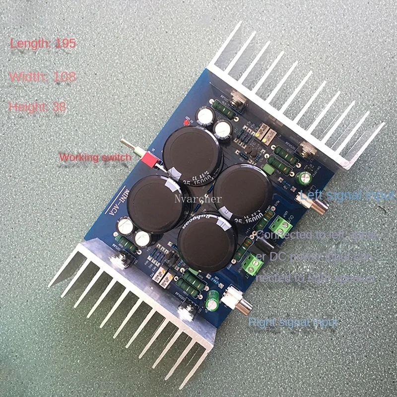 Imagem -03 - Nvarcher Mini Aca Jfet Amplificador Board Além 1875 3886 1969 Hifi