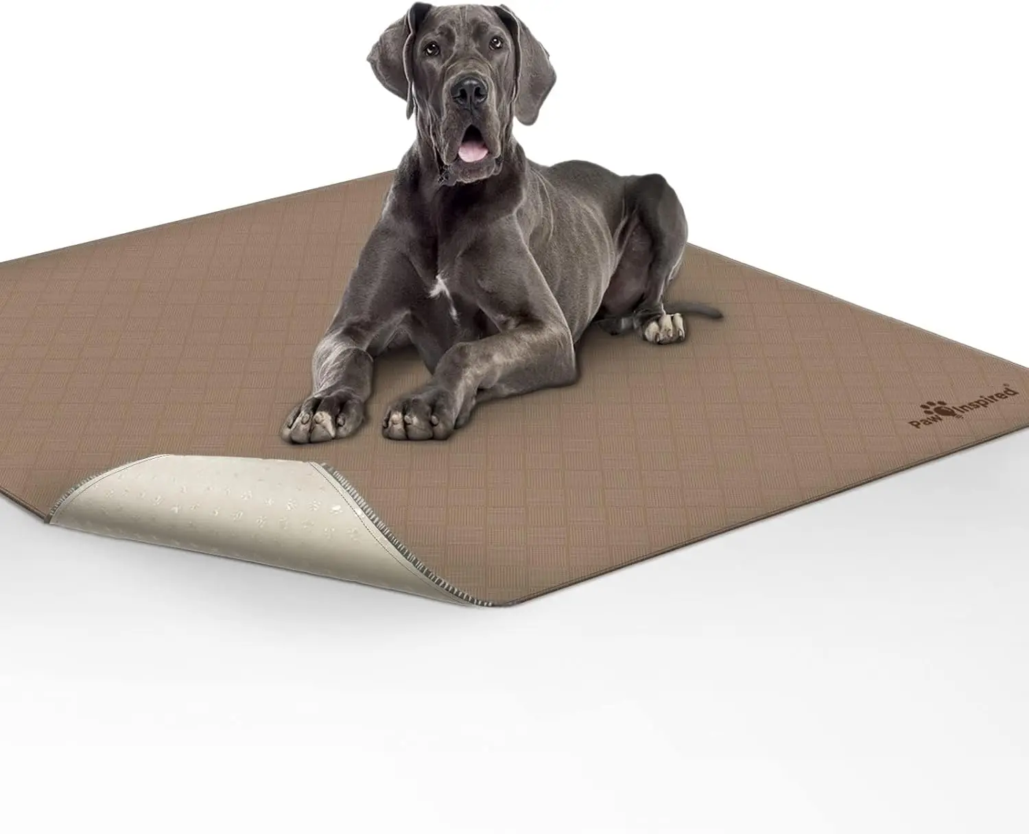 

Многоразовый моющийся впитывающий коврик для собак, нескользящий, водонепроницаемый, для приучения щенков к туалету, размер 72x72