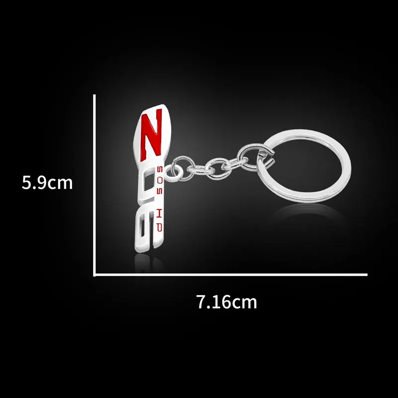 Car Styling 3D Metal Z06 505 Hp Emblem Keychain Key Chain Rings Accessories For Corvette C4 C5 C6 C7 C8 Sonic Cruze Silverado