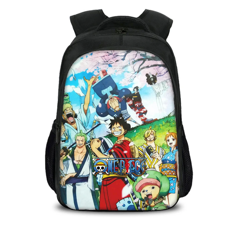 ONE PIECE Monkey D. Luffy Large Capacity Double layered Backpack Students School Bags for Girls Boys Bookbag Travel Backpack - view 4