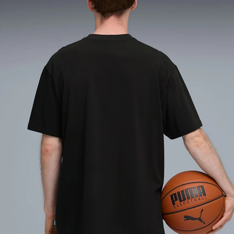 Puma genuine summer men's fashionable letter pullover casual short sleeved T-shirt 692306-01