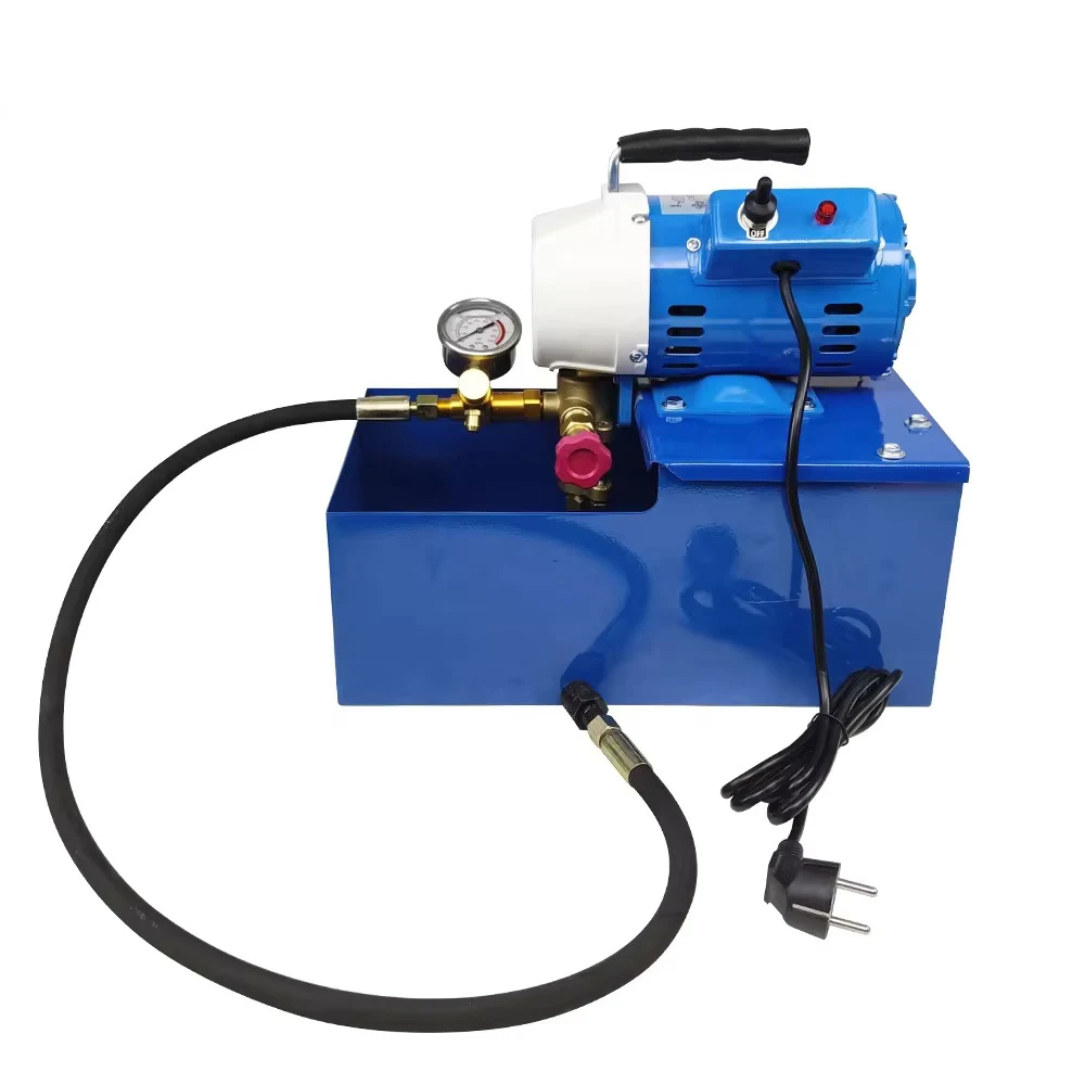 25kg Electric Hydraulic Pressure Test Pump Hydrostatic Test Pump for Pipeline Pressure Container Irrigation Firemen 220V