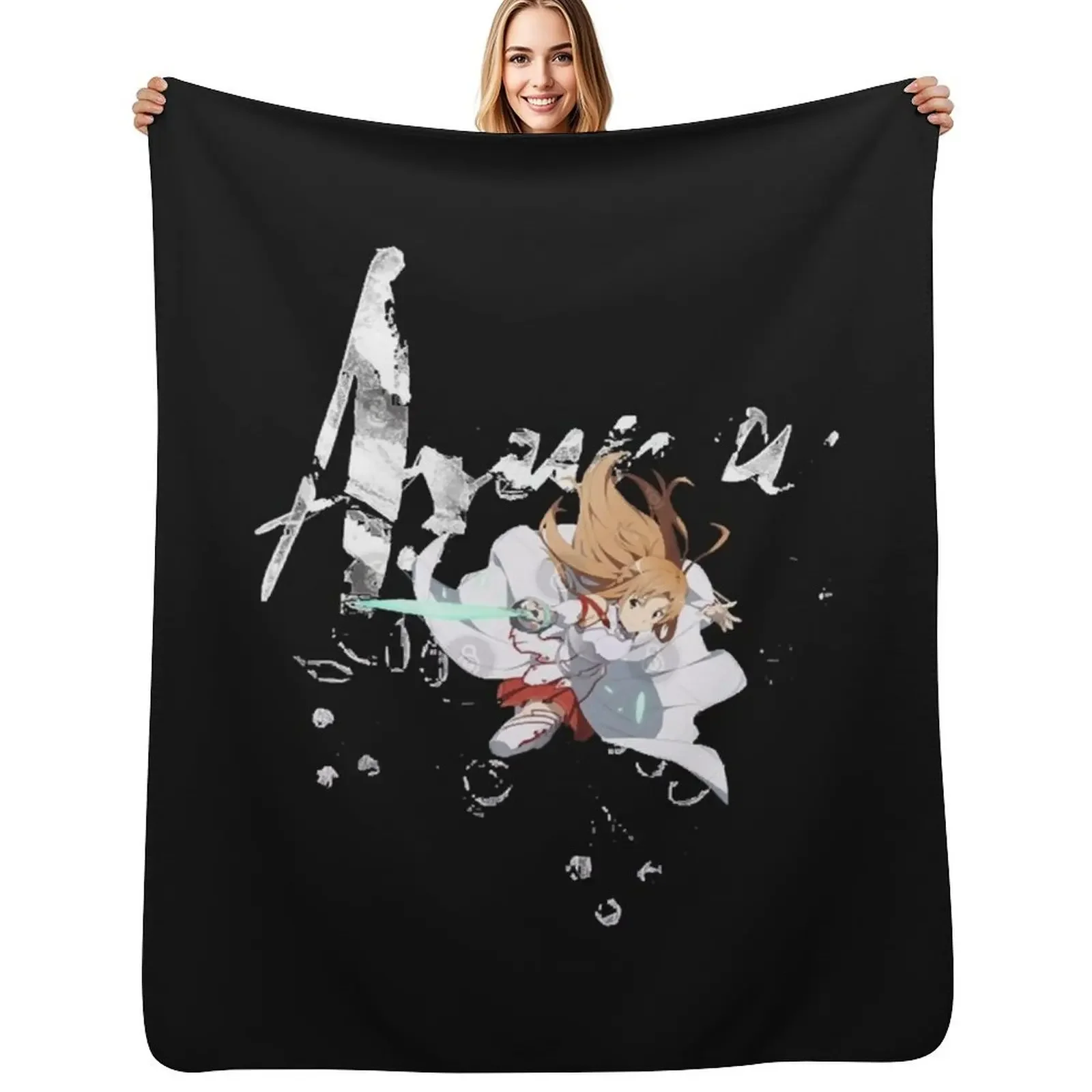 

Asuna Throw Blanket Large Flannels For Baby Thermals For Travel Blanket