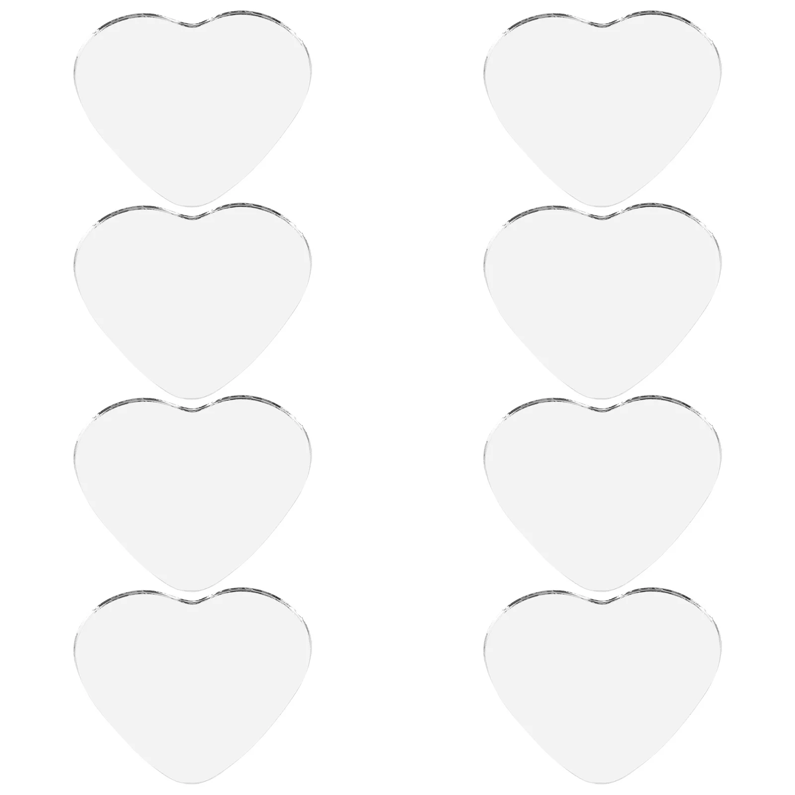 

8Pcs Heart Blind Spot Mirror Car Side Convex Blindspot Auxiliary Rearview Mirror Parking Assist Wide Angle Rear View Lens