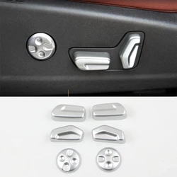 For DS 7 9 DS7 Crossback 2022 2023 2024 Chrome Interior Seat Switch Trim Cover Garnish Car Sticker Accessories