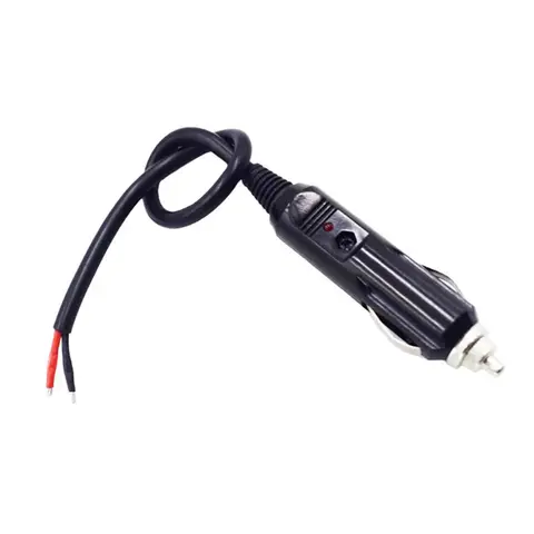 12V 24V 자동 남성 자동차 시가 라이터 어댑터 LED 소켓 플러그 커넥터 어댑터 자동차 액세서리