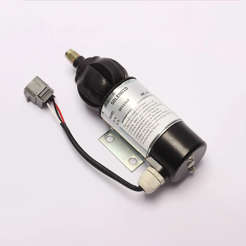 أجزاء الحفارة D6D D6E بيركنز ديزل Flameout التبديل لصمام الملف اللولبي للحفارة OE52318 872826