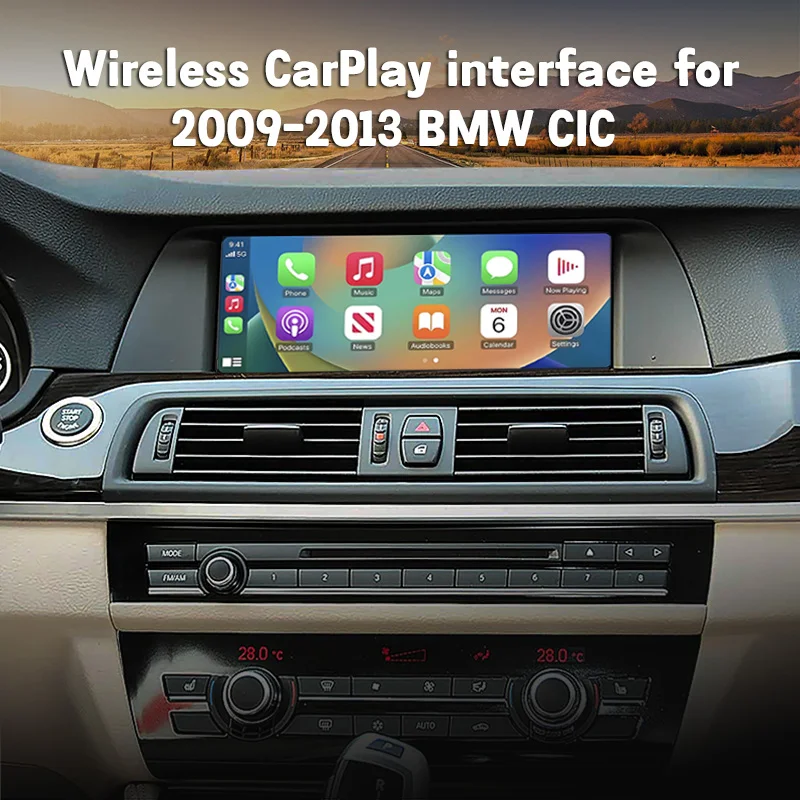 Wireless CarPlay Android Auto Interface for BMW 1 2 3 4 5 6 7 X1 X3 X4 X5 MINI Z4 2009-2012 CIC