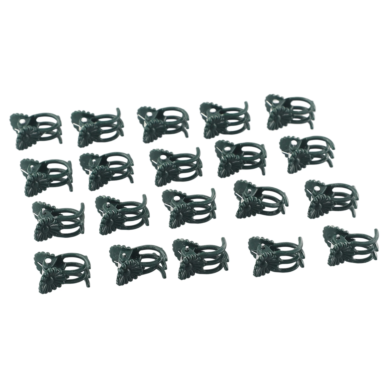 Brand New Orchid Clips Plant Clips Support Stem Clamps 20PCS Daisy For Indoor And Outdoor Garden Flower Kits PP