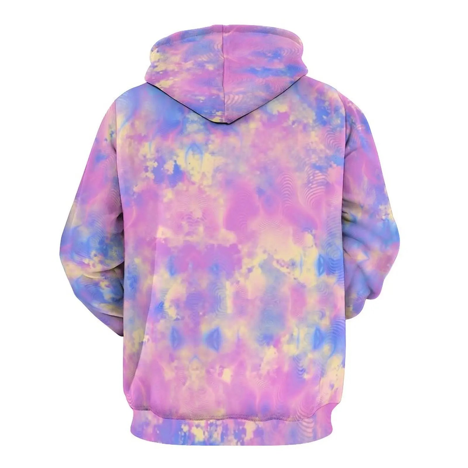 Felpe con cappuccio Tie Dye Texture manica lunga rosa blu giallo elegante pullover casual felpa con cappuccio invernale felpe larghe oversize Hip Hop