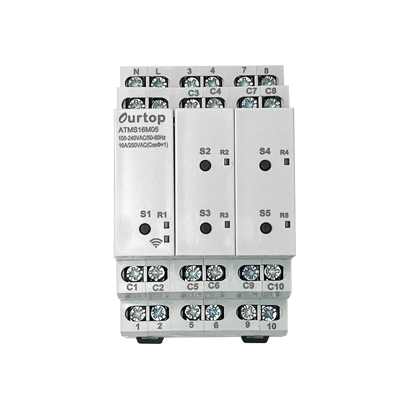 Imagem -03 - Interruptor do Relé Temporizador Inteligente Disjuntor Wi-fi Controle Remoto por App Atms16m05 Zigbee