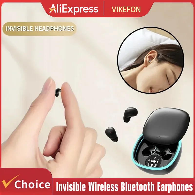 Neue MINI13-N Ultra-Kleine Mini Unsichtbare Kabellose Bluetooth-Ohrhörer In-Ear Schlaf-Ohrhörer Geräuschreduzierung Gaming- und Anruf-Kopfhörer
