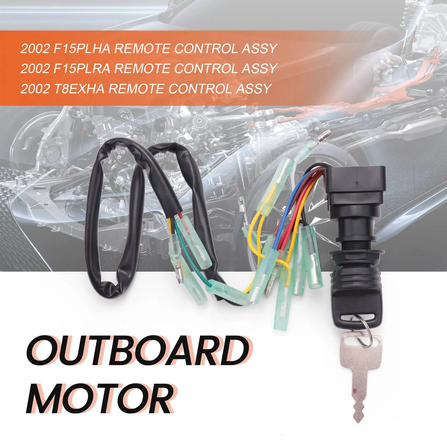 Ignition Switch Key Assy For Yamaha Outboard Motor Control Box 703-82510-43-00 image 5