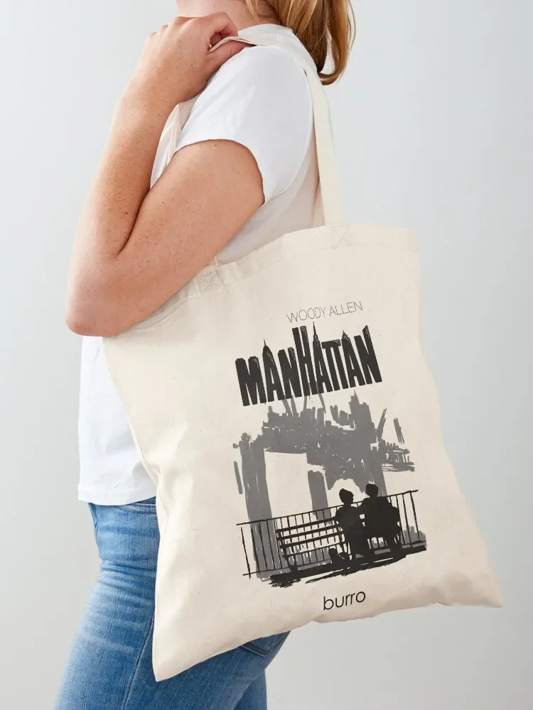 Woody Allen's Manhattan - illustration Tote Bag bags for women great bag Canvas shoulder bag Women bags