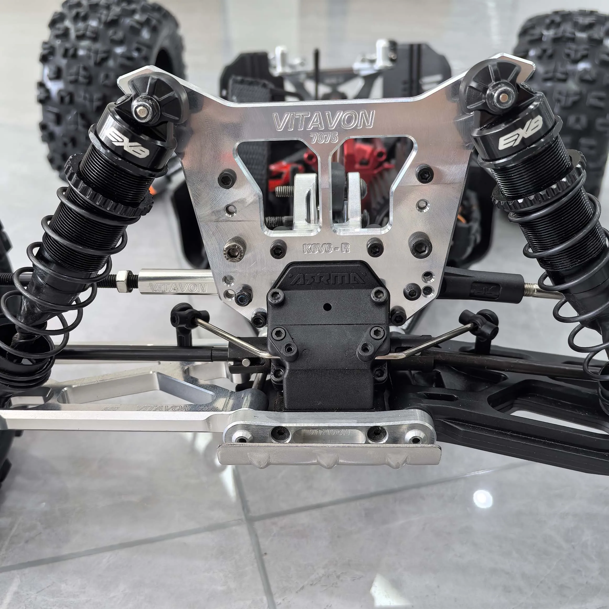 

VITAVON CNC Alu7075 Front & Rear Shock Tower For Arrma Kraton 6S Notorious 6S