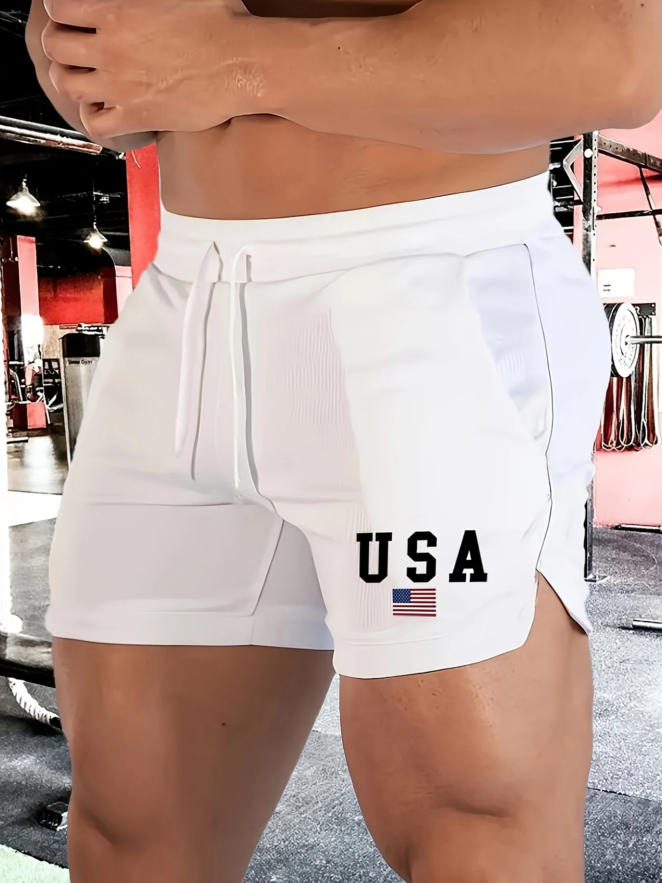 Men's Summer Fitness Pants Gym Pants Gym Shorts Running Walking Sportswear Running Shorts Male Sports Jogging
