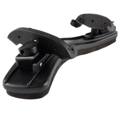 Violin Accessories Black Foam Shoulder Rest Pad with Adjustable Height Rubber Feet for 3 4 Violin Comfort