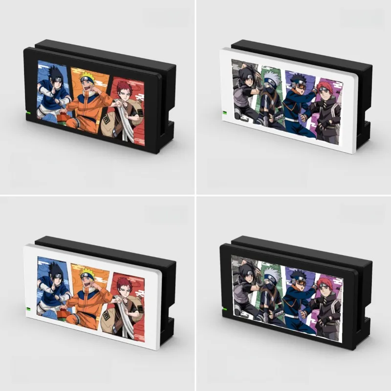

Naruto Sasuke Protective Case for Nintend Switch Charging Dock Case Custom Faceplate Cover PC Slim Hard Shell NS Protective Skin