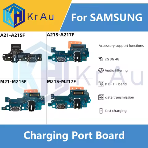 For Samsung Galaxy A21 A21S M21 M21S A215F A217F M215F M217F 215 217 Charging Port Board Flex Cable USB Charging Dock