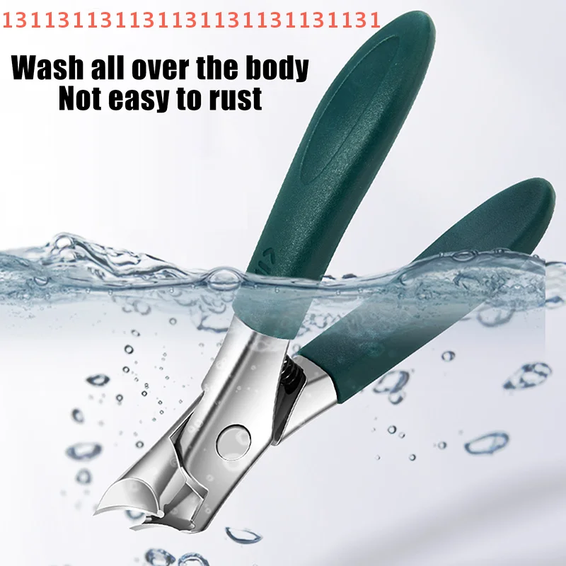 مكافحة سبلاش أظافر المقص كماشة قطري للتقليم المنزلي أدوات خاصة الفك الكبير زاوية مائلة أداة قص الأظافر #5