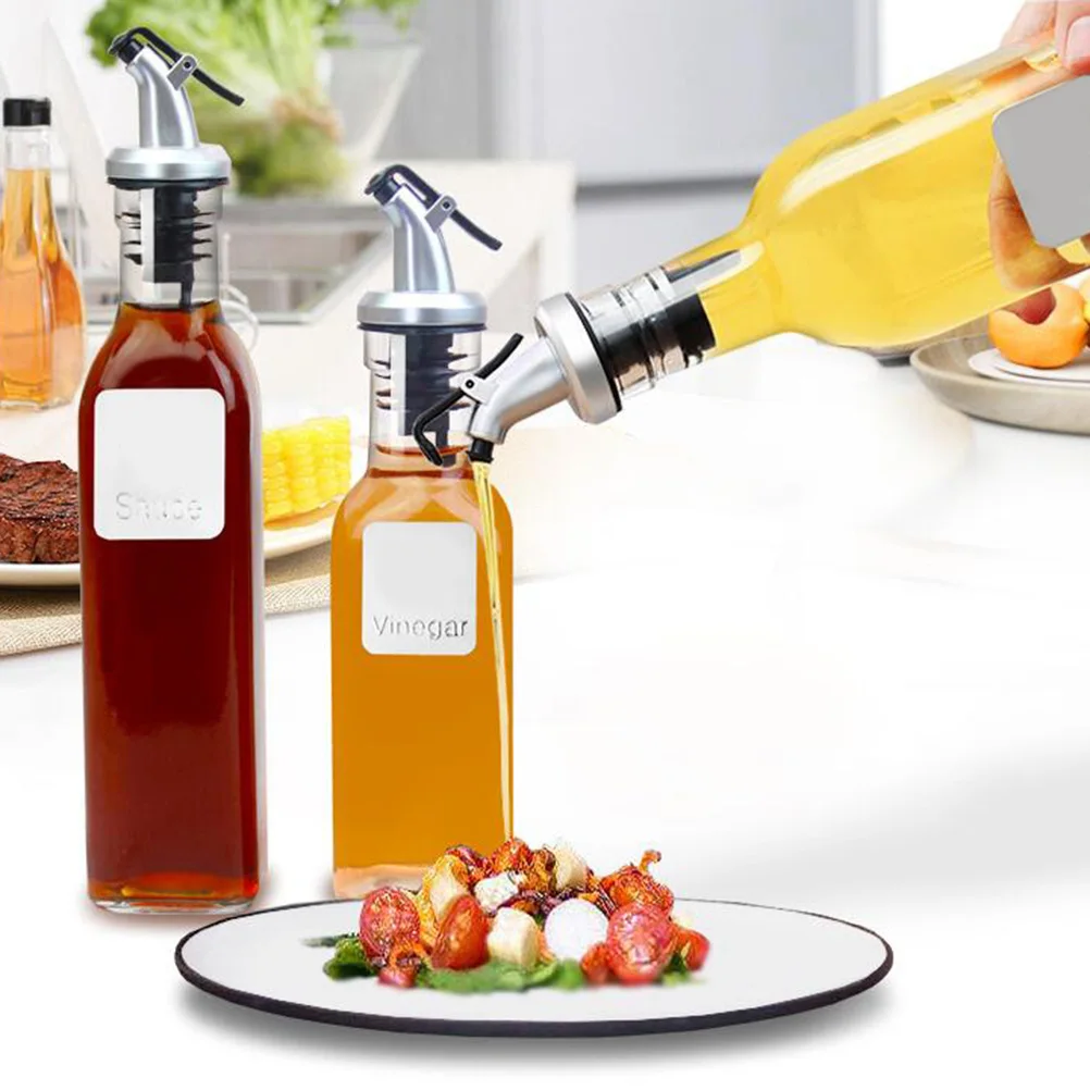 

4 Pcs Oil Nozzle Bottle Plug Pour Kitchen Stoppers Red Pourer Spout Liquor Practical
