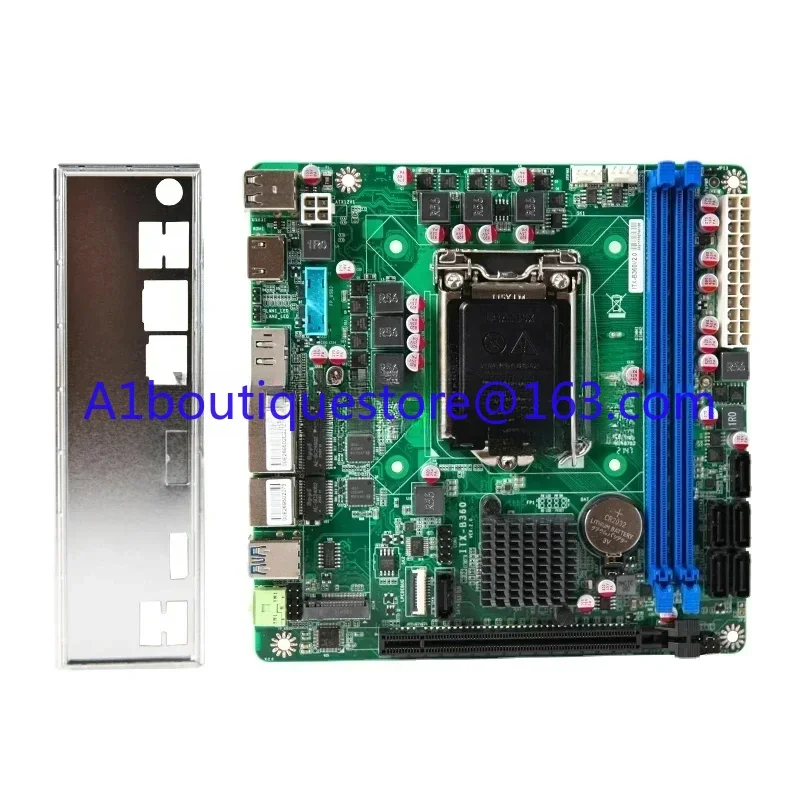 Board with 2NVMe slots new NAS motherboard 6sata3.0 8th 9th i3 i5 i7 1151 ITX Industrial