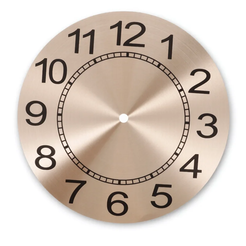 

Aluminum Dial Replacement Diy Plate Durable Metal Clock Movement Accessory Wall Clock Mechanism Repair Parts Home Office Decor